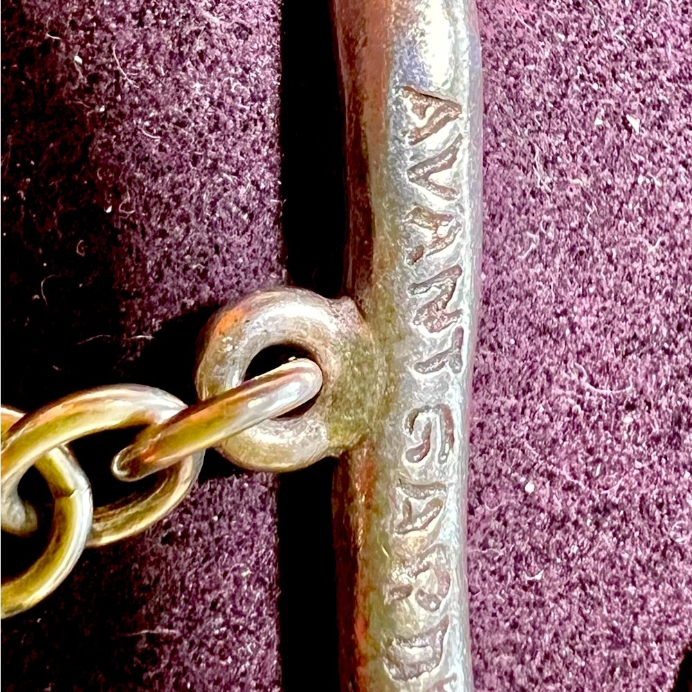 Silver Pewter chunky chain link bracelet - Picture 2 of 7